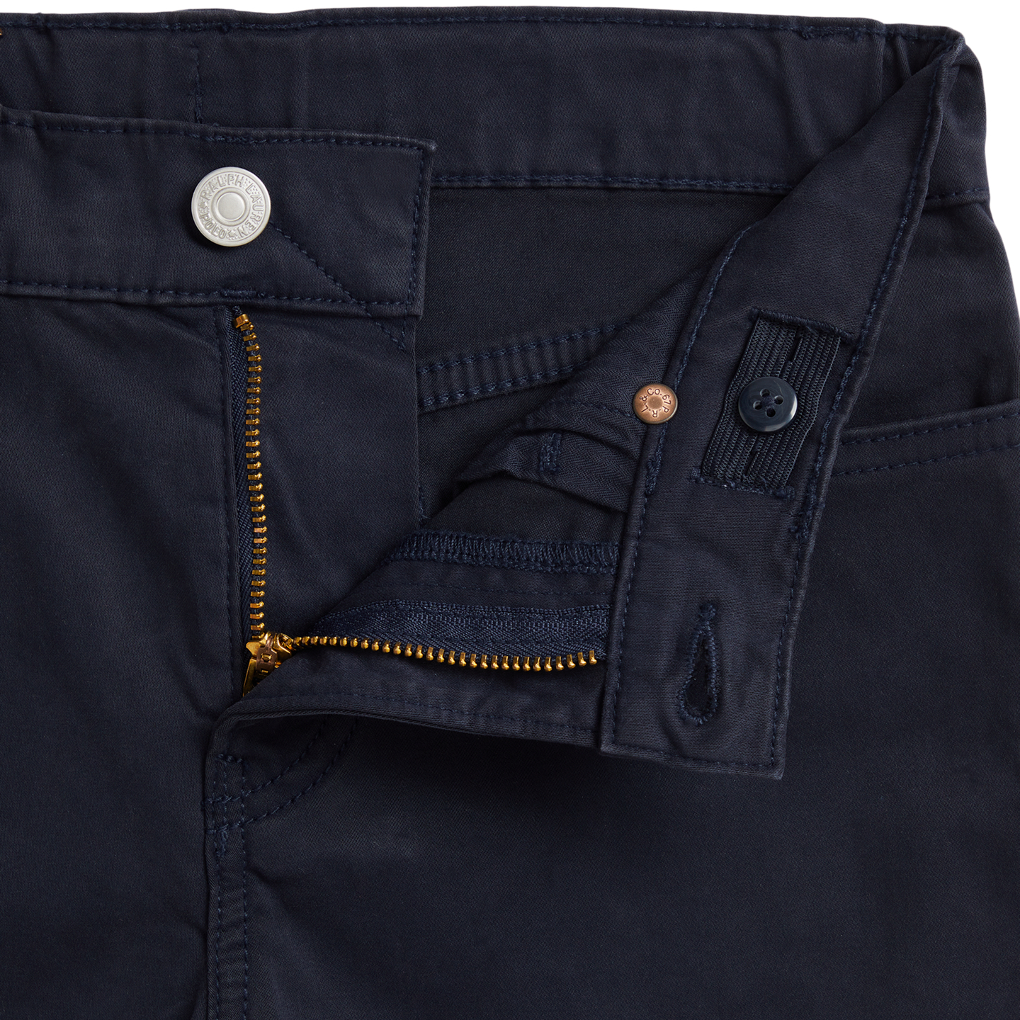 Детские брюки Ralph Lauren Sullivan Slim Stretch Sateen, цвет: Тёмно-синий — фото 2