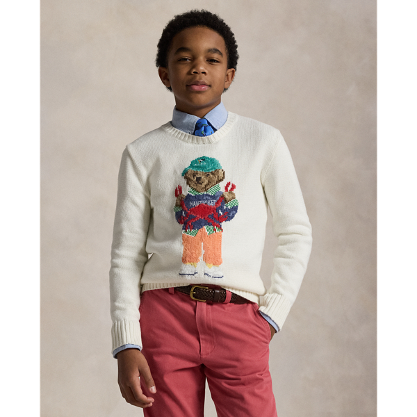 Nevis Pull Polo Bear en coton Boys 6-14 Years 1
