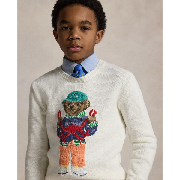 Polo Bear Cotton Sweater
