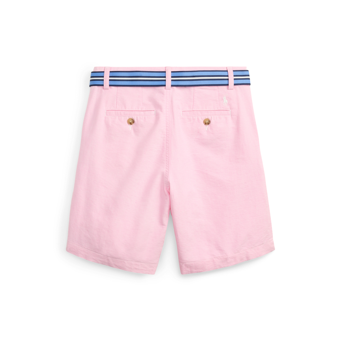 Шорты Ralph Lauren Belted Cotton Oxford Short, цвет: Розовый — фото 1