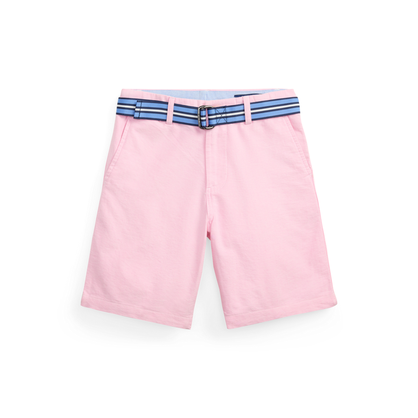 Шорты Ralph Lauren Belted Cotton Oxford Short, цвет: Розовый — фото 5