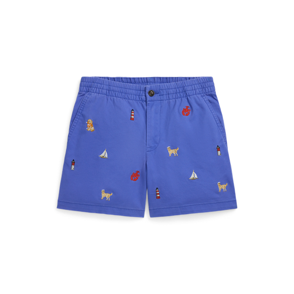 Maidstone Blue Bestickte Chinoshorts Polo Prepster Boys 6-14 Years 1