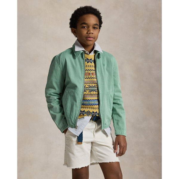 Ralph Lauren ダークグリーン キッズコート