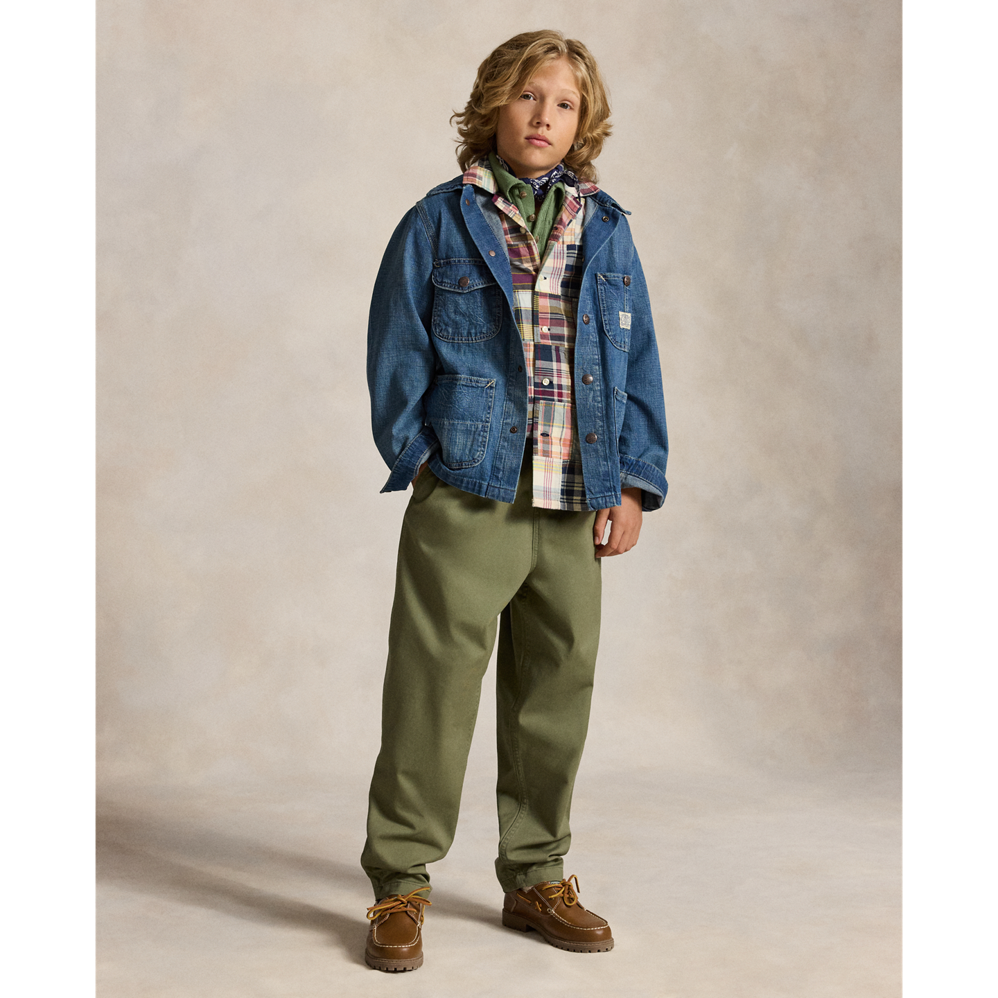 Детская куртка Ralph Lauren Denim Utility, цвет: Harford — фото 2