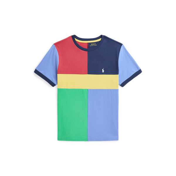 Color-Blocked Cotton Jersey Tee