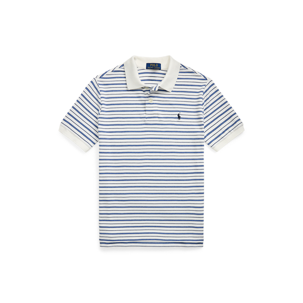 Striped Soft Cotton Polo Shirt