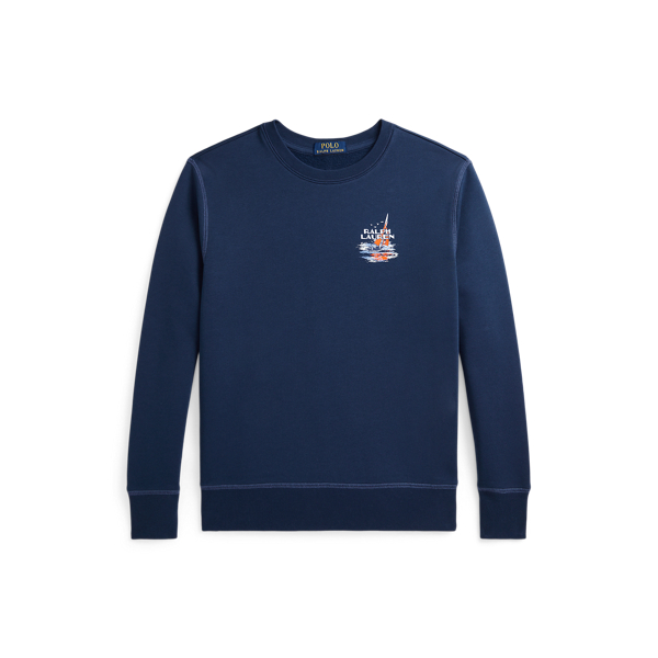 Sweat à motif voilier en molleton