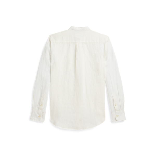ラルフローレン　メンズ　リネンシャツ　ホワイト　Lサイズ　美品 POLO RALPH LAUREN シャツ リネン ビッグ メンズ : ZOZOTOWN