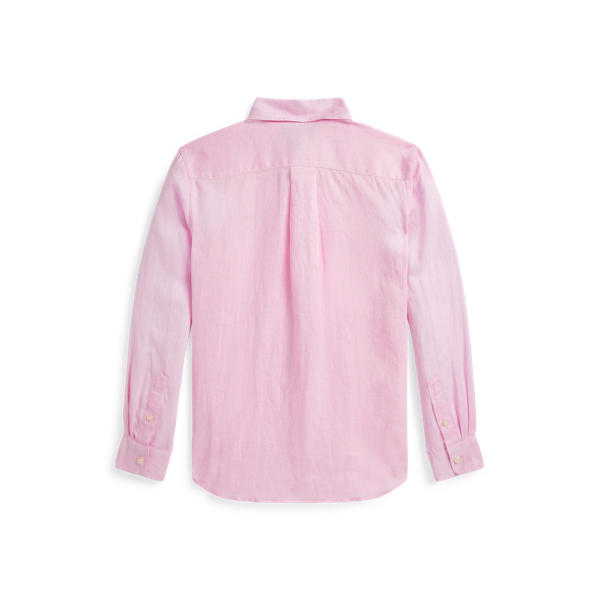 Ralph Lauren リネンシャツ 春夏 L〜XL ピンク ビッグシルエット