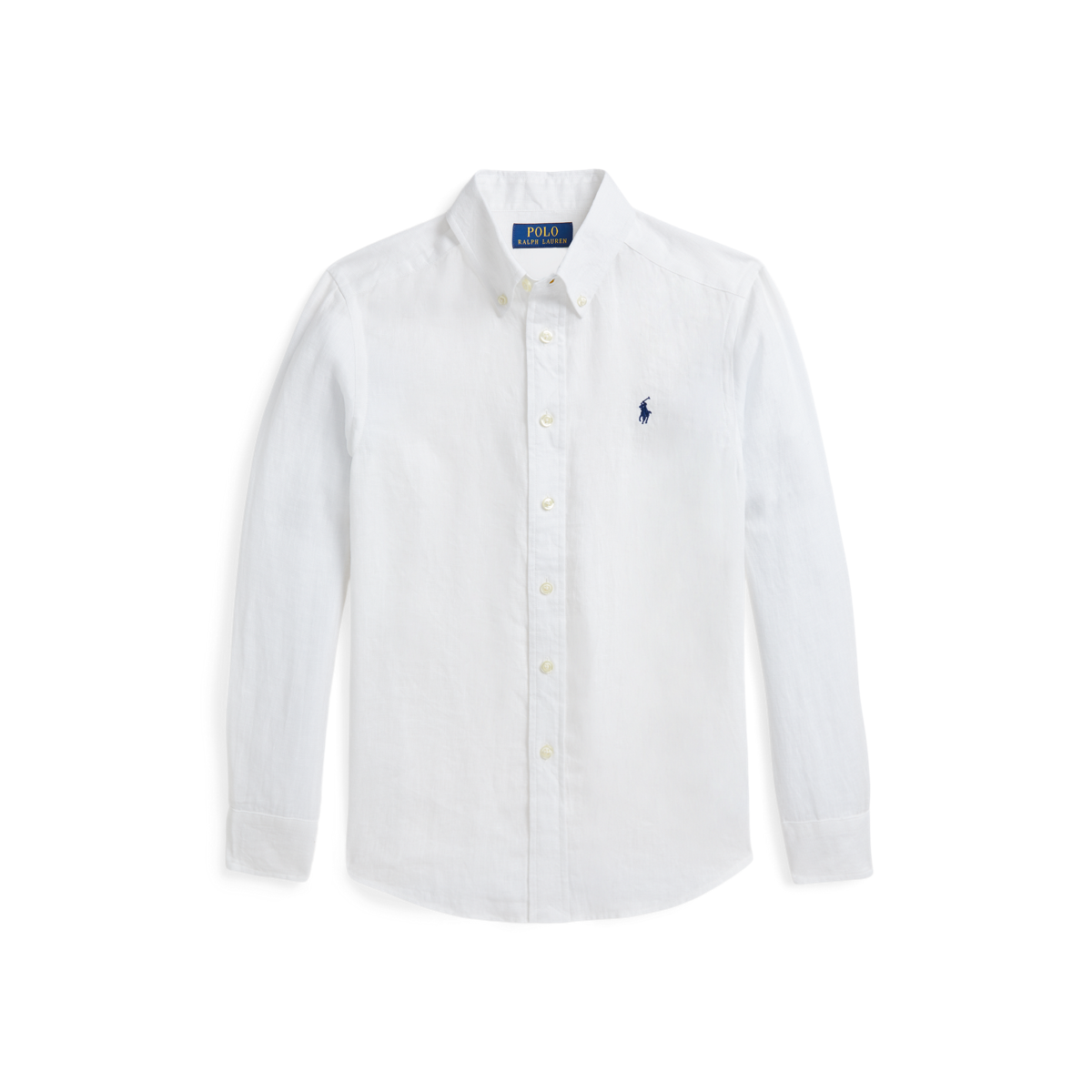 現行 RALPH LAUREN ラルフローレン リネン シャツ ホワイト XS