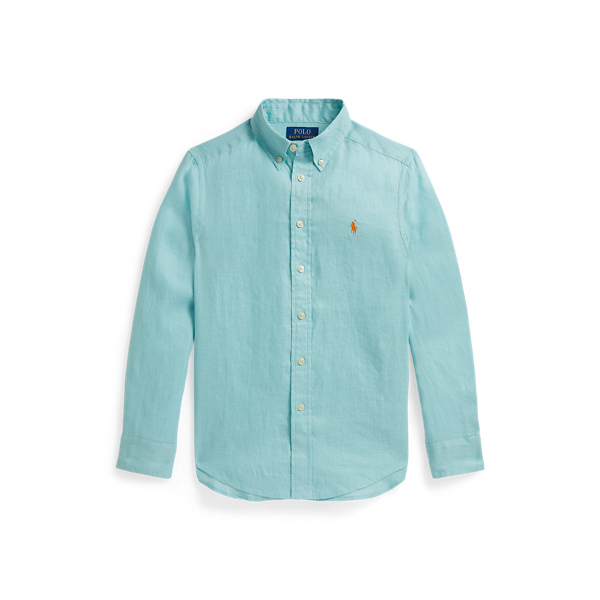 Parakeet Linen Shirt Boys 8-20/Girls 7-16 1