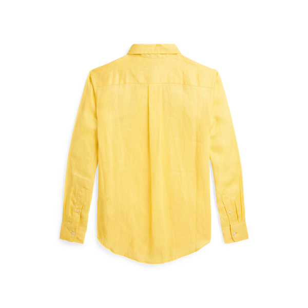 Leinenhemd Boys 6-14 Years in Oasen-Gelb 2