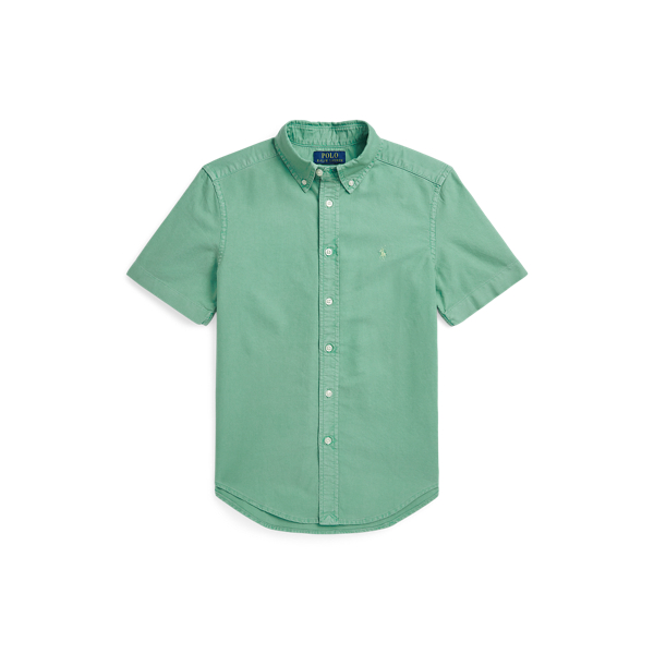 Cotton Seersucker Short-Sleeve Shirt