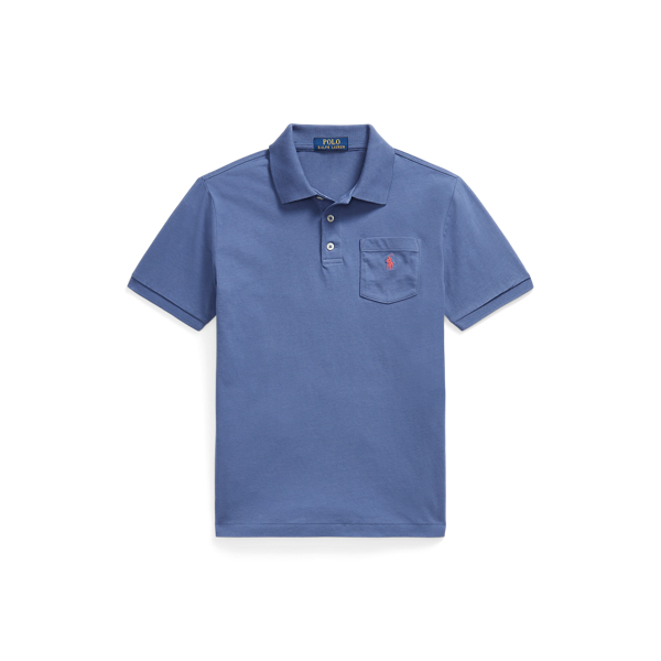 Katoenen jersey Polo-shirt met zakje Boys 6-14 Years in 1