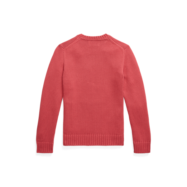 Rundhalspullover aus Baumwolle Boys 6-14 Years in Nantucket-Rot 2