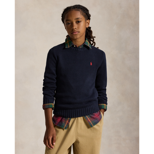 Cotton Crewneck Jumper