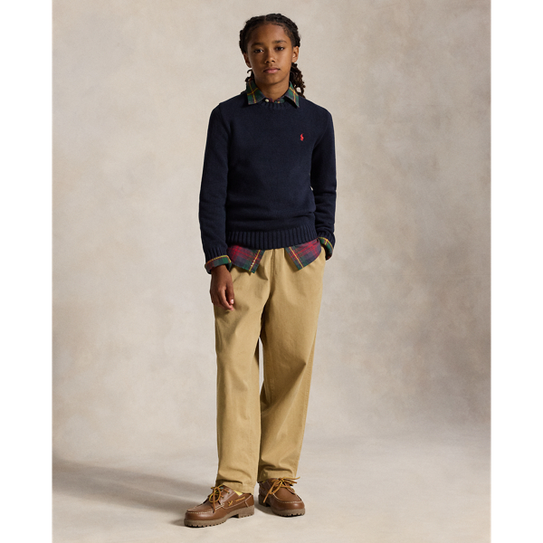 Cotton Crewneck Jumper