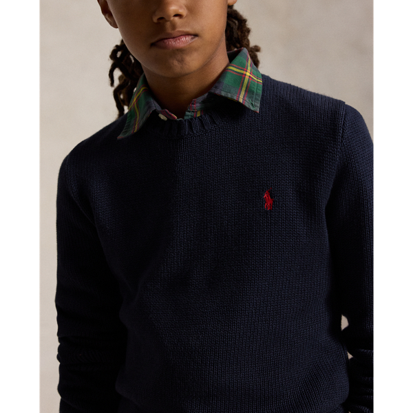 Cotton Crewneck Jumper
