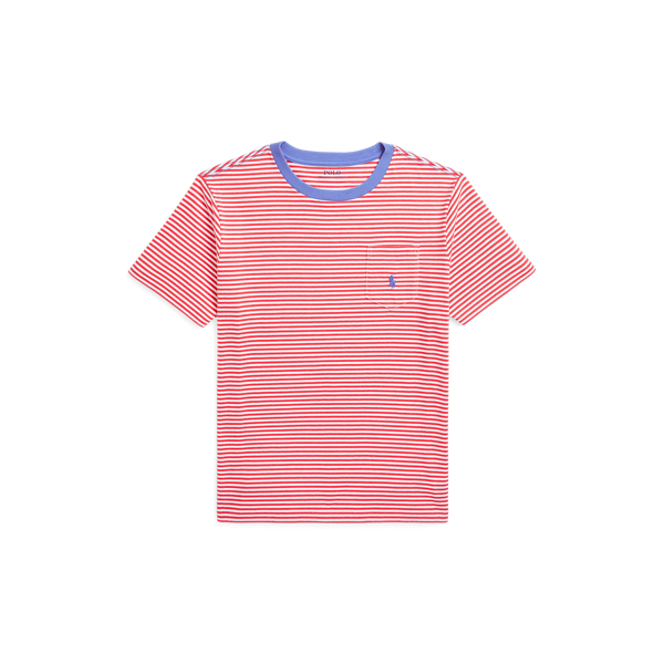 セール】クラシック フィット ストライプド ジャージー Tシャツ