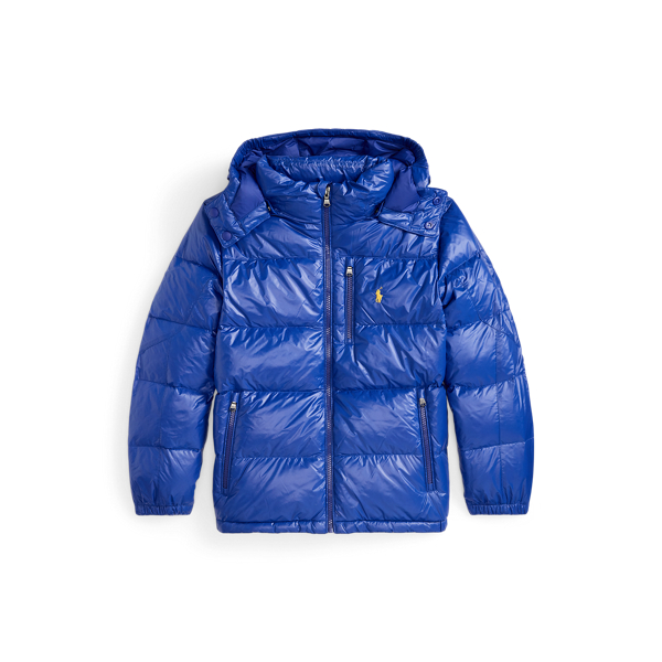 超美品 Ralph Lauren フード付ダウンジャケット キッズ 140 RALPH LAUREN ラルフローレン キッズ ダウンジャケット フード