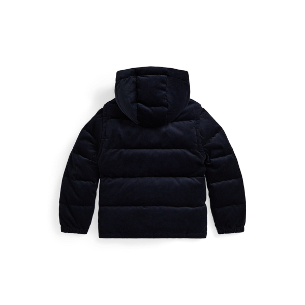 Convertible Corduroy Down Jacket