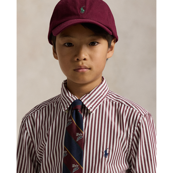 Striped Cotton Poplin Shirt