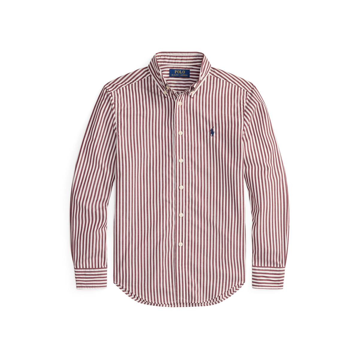 [ラルフローレン]半袖ストライプポプリンシャツ(2color) RALPH LAUREN｜(ボーイズ 8才~20才)ストライプド コットン