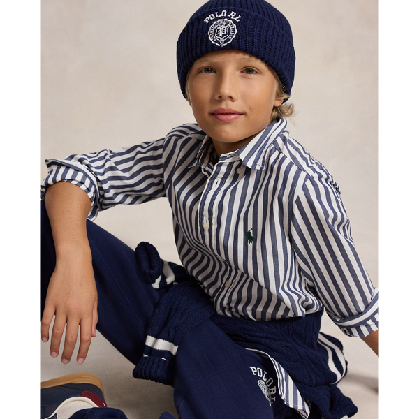 Striped Cotton Poplin Shirt