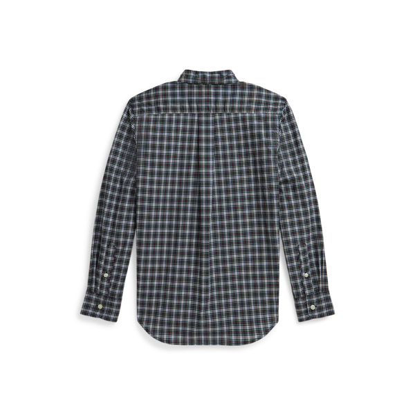 Plaid Cotton Poplin Shirt