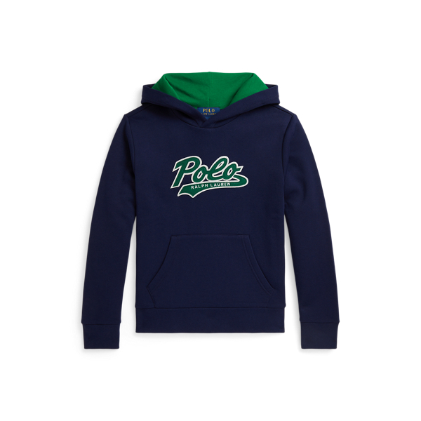 Striped Fleece Full-Zip Hoodie
