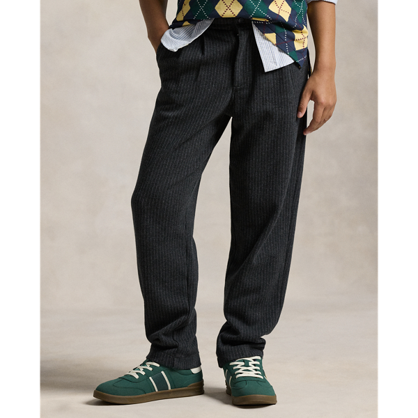 Chalk-Stripe Knit Pant
