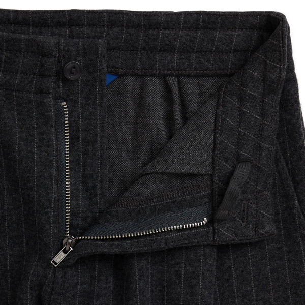 Chalk-Stripe Knit Pant