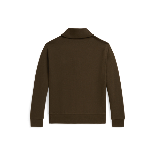 French Terry Shawl-Collar Sweatshirt