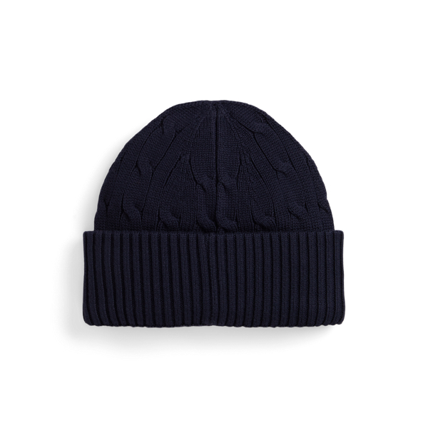 POLO RALPH LAUREN ケーブルニット ウールカシミヤ ハット ケーブルニット ウールブレンド バケット ハット（ハット