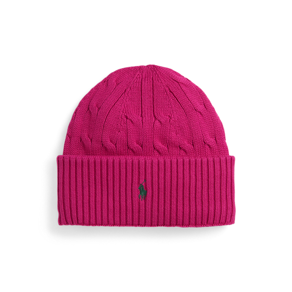 Cable-Knit Cotton Hat