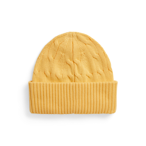 Cable-Knit Cotton Hat
