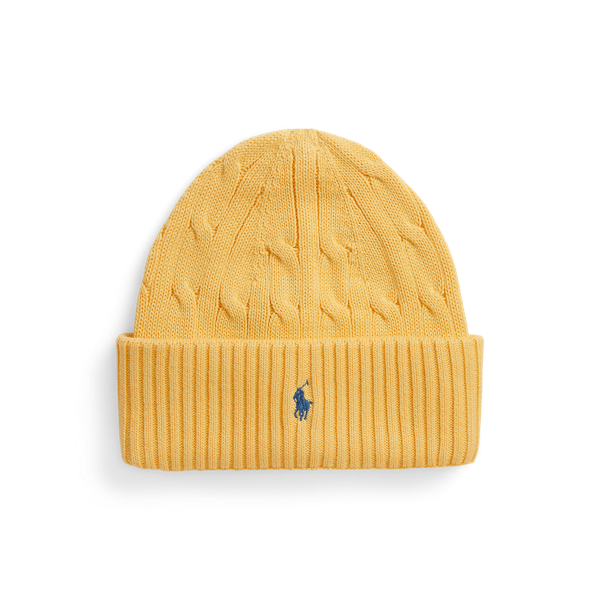 Cable-Knit Cotton Hat