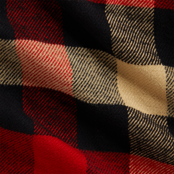 Checked Cotton Flannel Shirt