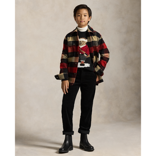 Checked Cotton Flannel Shirt