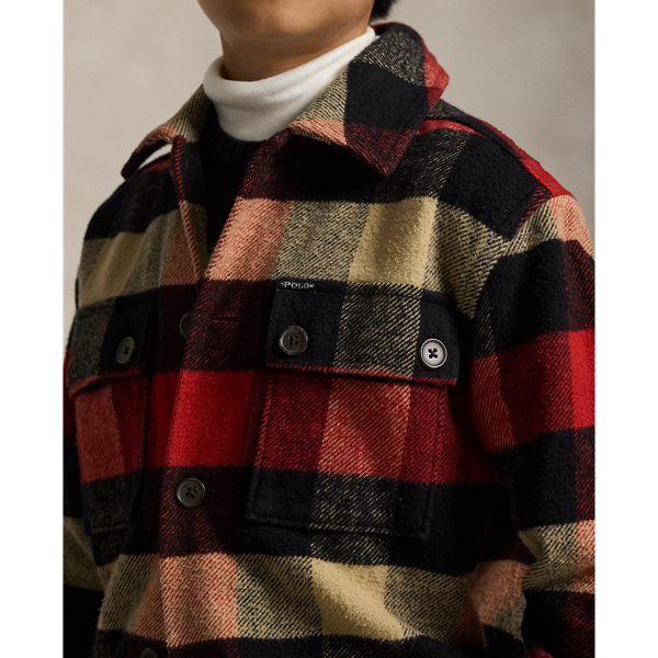 Checked Cotton Flannel Shirt