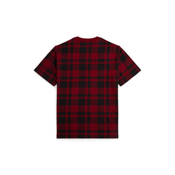 Polo Bear Plaid Cotton Tee
