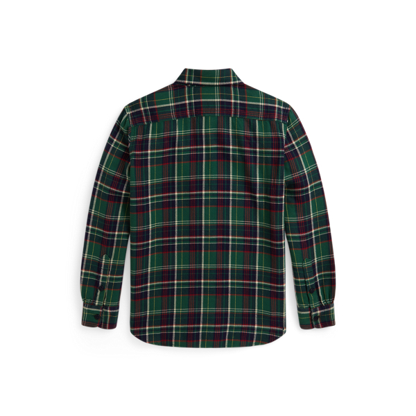 Plaid Brushed Cotton Flannel Workshirt