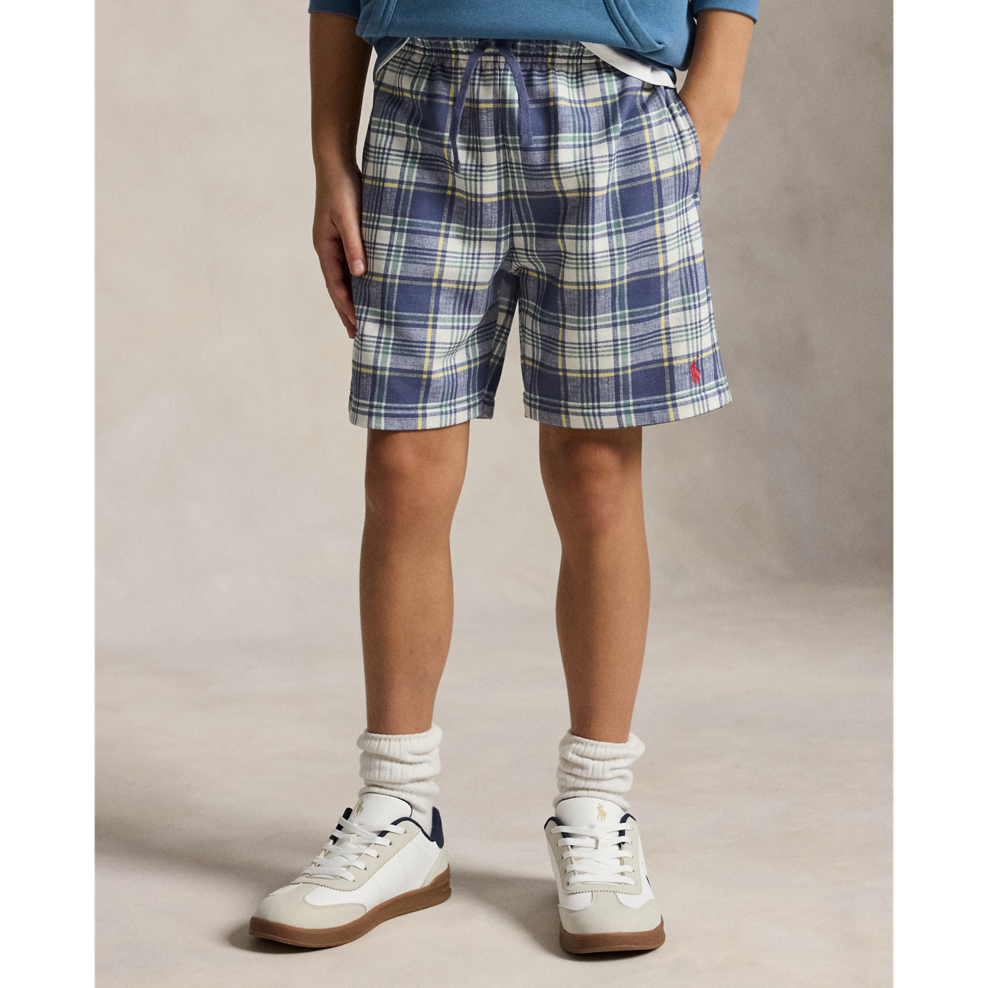 Шорты Ralph Lauren Plaid French Terry Short, цвет: Клетчатый — фото 2