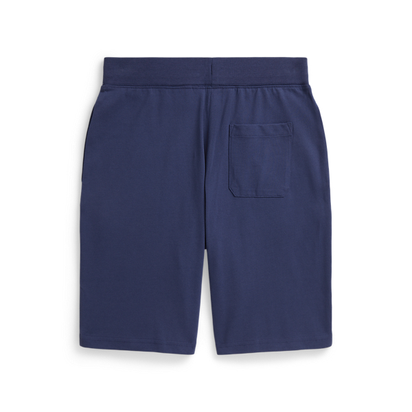 Light Navy Logo Cotton Jersey Short Boys 8-18 2