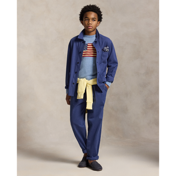 Knit Herringbone Trouser