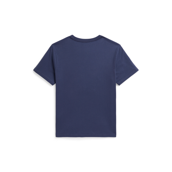 Light Navy Cotton Jersey Graphic Tee Boys 8-20 2