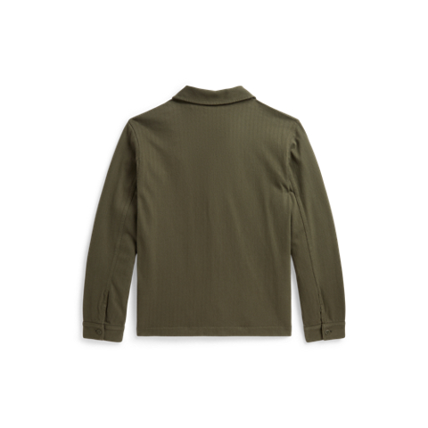 Детские куртки Ralph Lauren Knit Herringbone Utility Jacket
