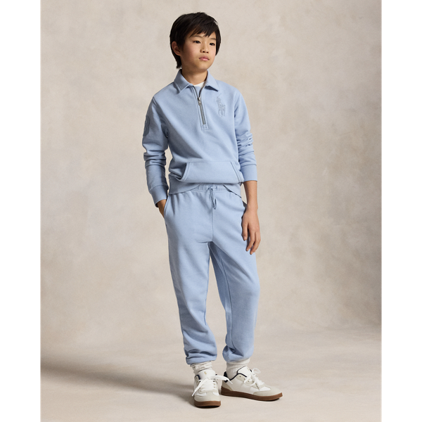 Estate Blue Big Pony Terry Collared Sweatshirt Boys 6-14 Years 4