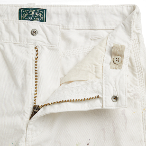 Saxton Paint-Splattered Cotton Twill Pant Boys 8-20 3