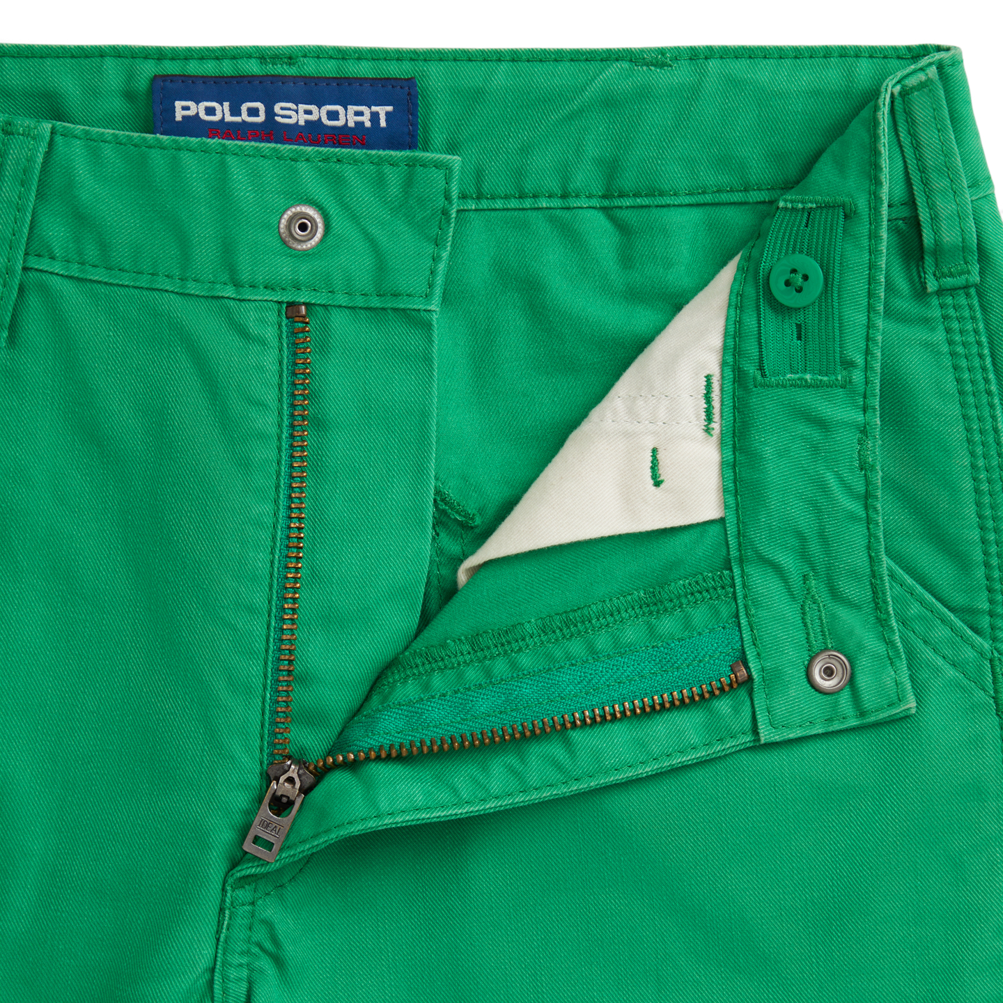 Детские джинсы Ralph Lauren Polo Dungaree Fit Carpenter, цвет: Зелёный — фото 2